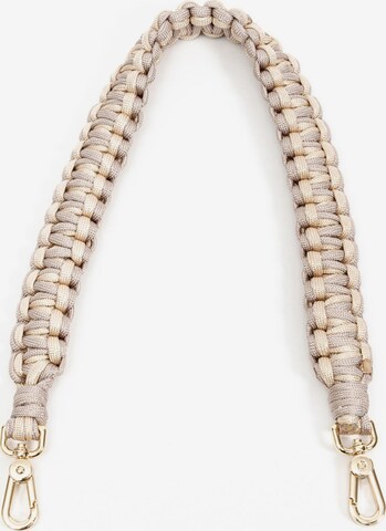 Clio Bag accessories '50CM KALEIDOSCOPE NON ADJUSTABLE STRAP NYLON METALLIC' in Gold: front