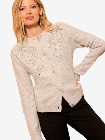 Giacchetta di love & roses in grigio: frontale