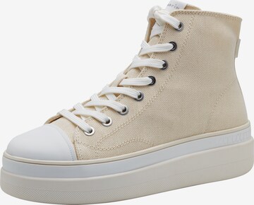 TAMARIS Sneakers hoog in Beige: voorkant