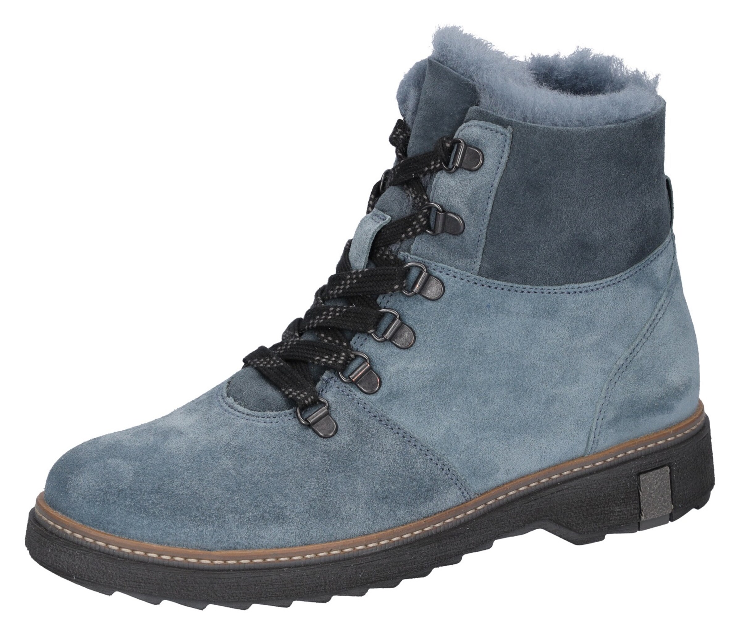 WALDLÄUFER Ankle Boots in Blue: front