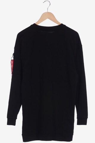 ALPHA INDUSTRIES Sweatshirt & Zip-Up Hoodie in S in Black