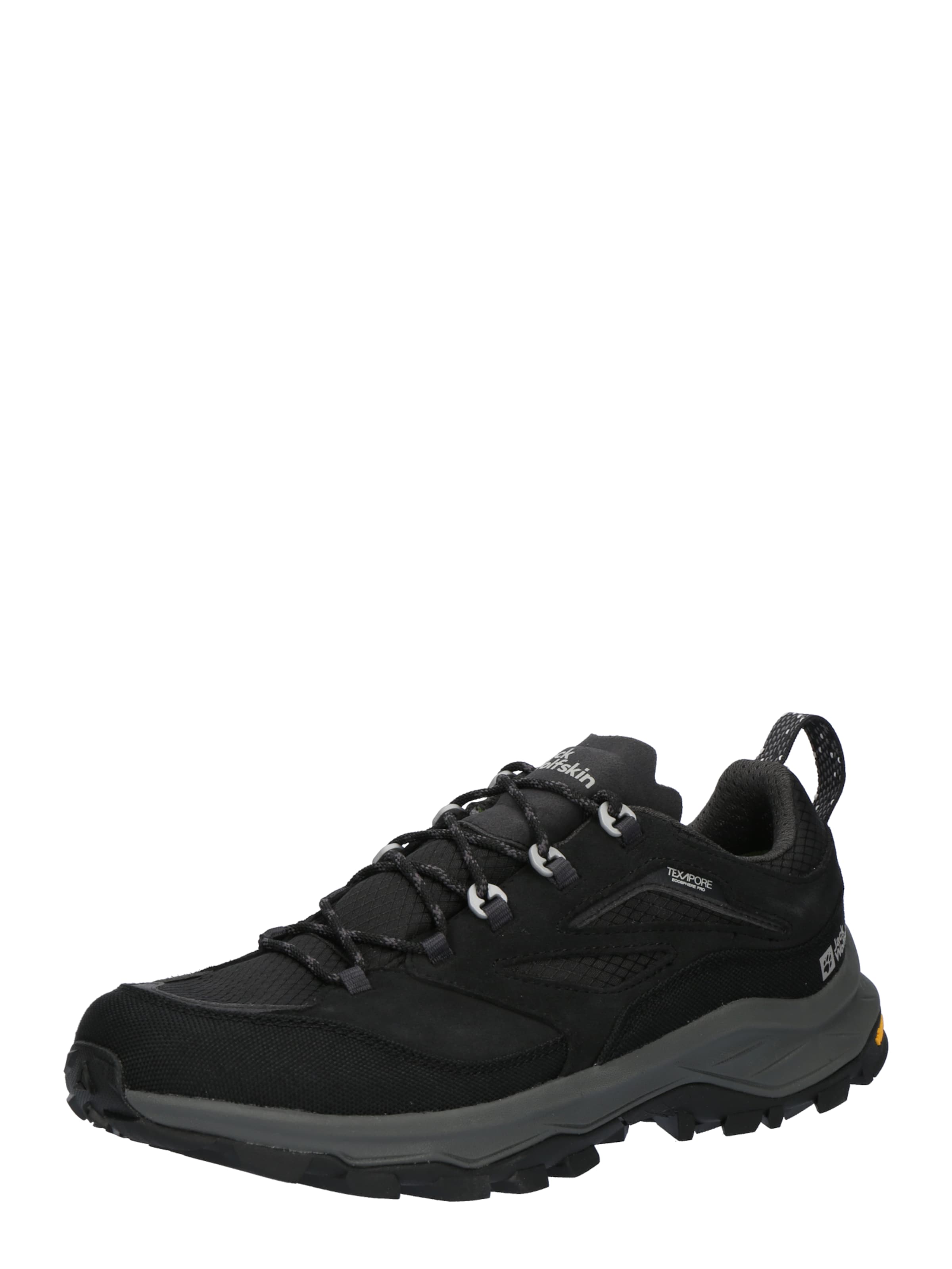 Scarpa bassa 'Cyrox' di JACK WOLFSKIN in nero: frontale