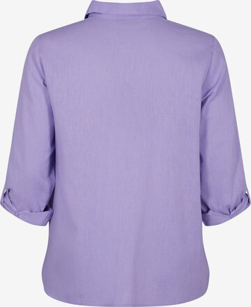 Zizzi Blouse 'VFLEX' in Lila