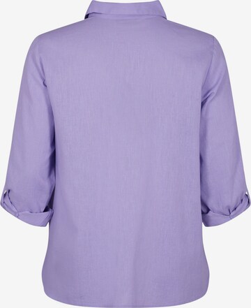 Camicia da donna 'VFLEX' di Zizzi in lilla