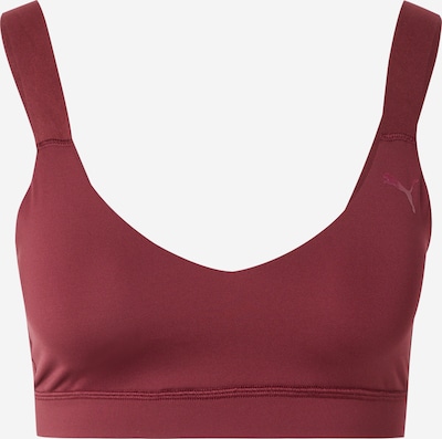 Sportinė liemenėlė 'PWRSHAPE' iš PUMA, spalva – vyno raudona spalva, Prekių apžvalga