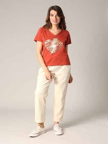 T-shirt 'Lovers' Deeluxe en orange