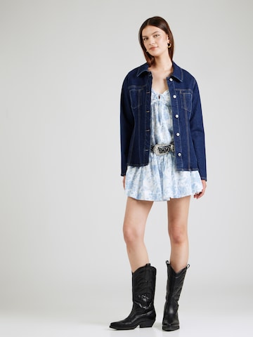 mėlyna Gina Tricot Vasarinė suknelė