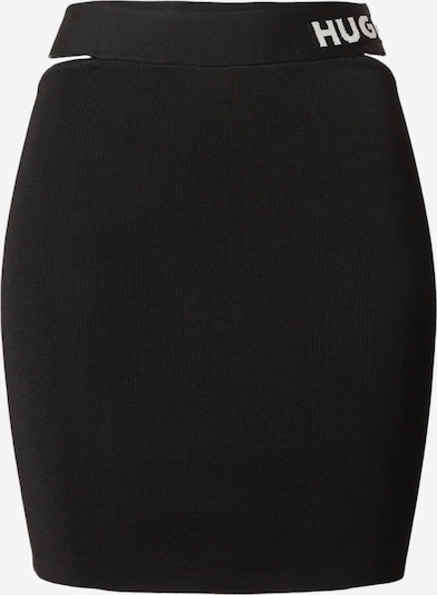 HUGO Rok 'Satchie' in de kleur Zwart / Wit, Productweergave