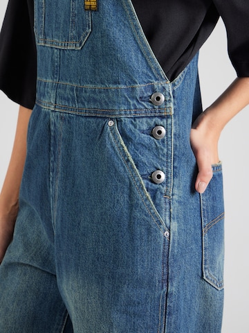 Loosefit Salopette en jean G-STAR en bleu