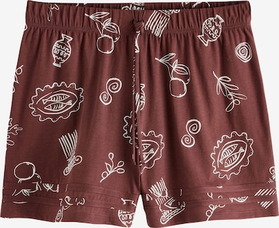 Kelnės iš Next, spalva – rusva / balta, Prekių apžvalga