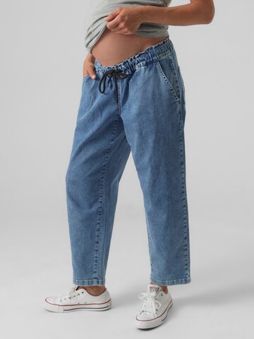 MAMALICIOUS Loose fit Jeans 'STONE' in Blue: front