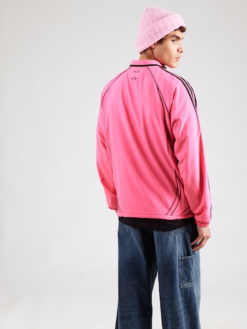 ADIDAS ORIGINALS Sweat jacket 'TEAMGEIST' in Pink