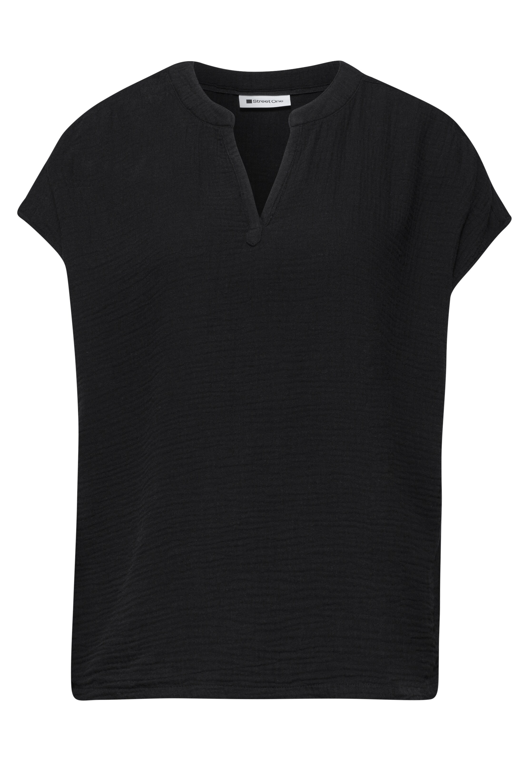 STREET ONE Bluse in Schwarz: Vorderseite