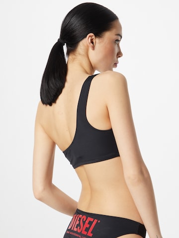 DIESEL Bustier Bikini zgornji del 'MENDLA' | črna barva