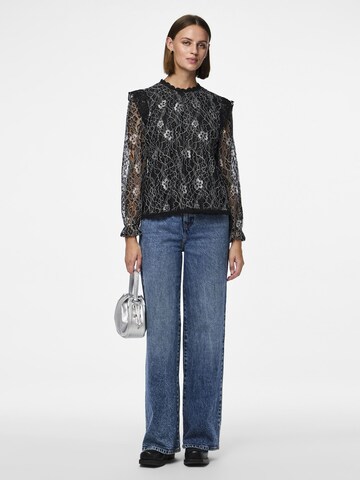 PIECES Bluse 'PCOlline' in Schwarz