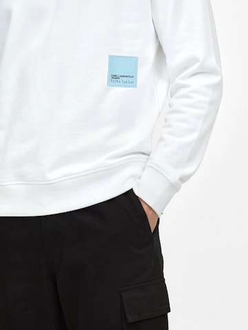 KARL LAGERFELD JEANS - Sudadera 'KLJ X Pietro Terzini' en blanco