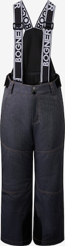 BOGNER Loose fit Weatherproof pants 'Yuki' in Blue: front
