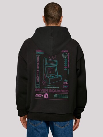 F4NT4STIC Sweatshirt 'Arcade Attack Video Games SEVENSQUARED Gaming' in Black