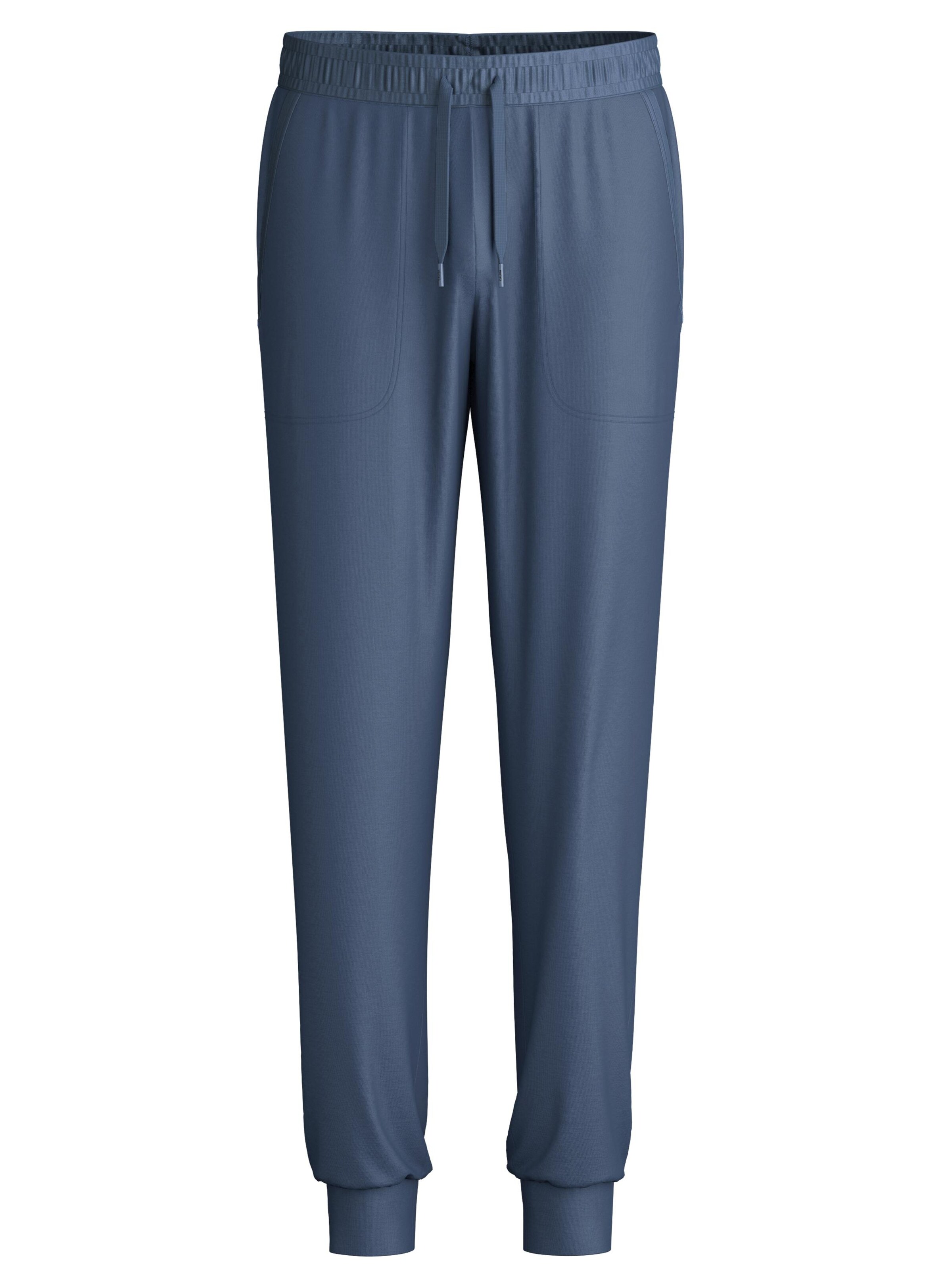 CALIDA Pyjamahose 'DEEPSLEEPWEAR Cooling'‌‌‌‌‌‌‌ in Grau: Vorderseite