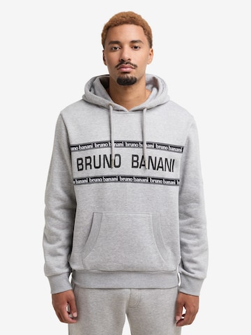 Sweat-shirt BRUNO BANANI en gris : devant