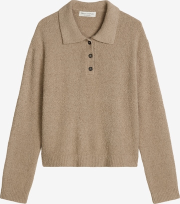 Pull-over Marc O'Polo en beige : devant