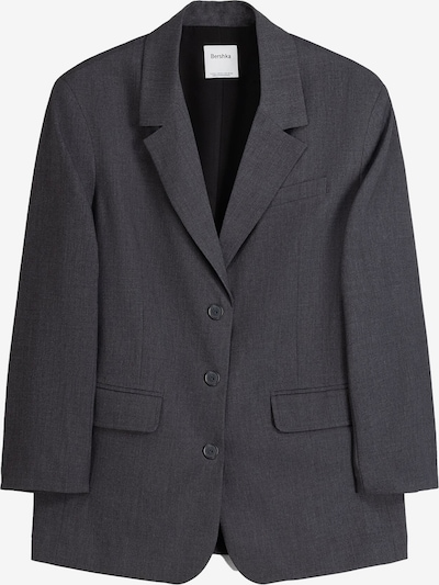 Bershka Blazer en gris foncé, Vue avec produit