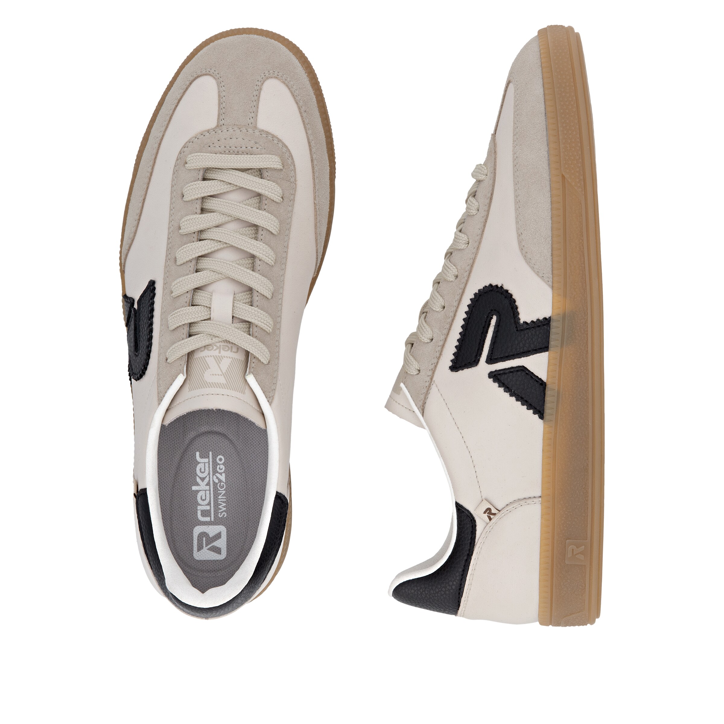 Baskets basses Rieker en beige