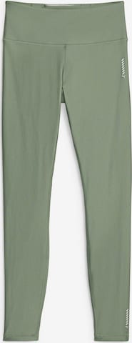 PUMA Skinny Workout Pants in Green: front