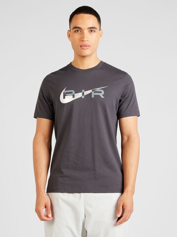 Nike Sportswear Shirt 'AIR' in Grijs: voorkant