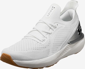 Chaussure de course 'Shift' UNDER ARMOUR en blanc : devant