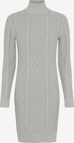 LAURA SCOTT Strickkleid in Grau: Vorderseite