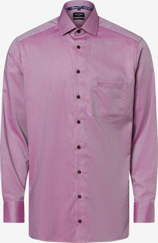 OLYMP Regular fit Zakelijk overhemd in Roze: voorkant