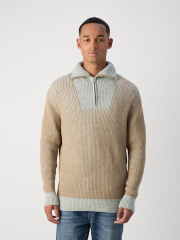 SCOTCH & SODA - Jersey en beige: frente