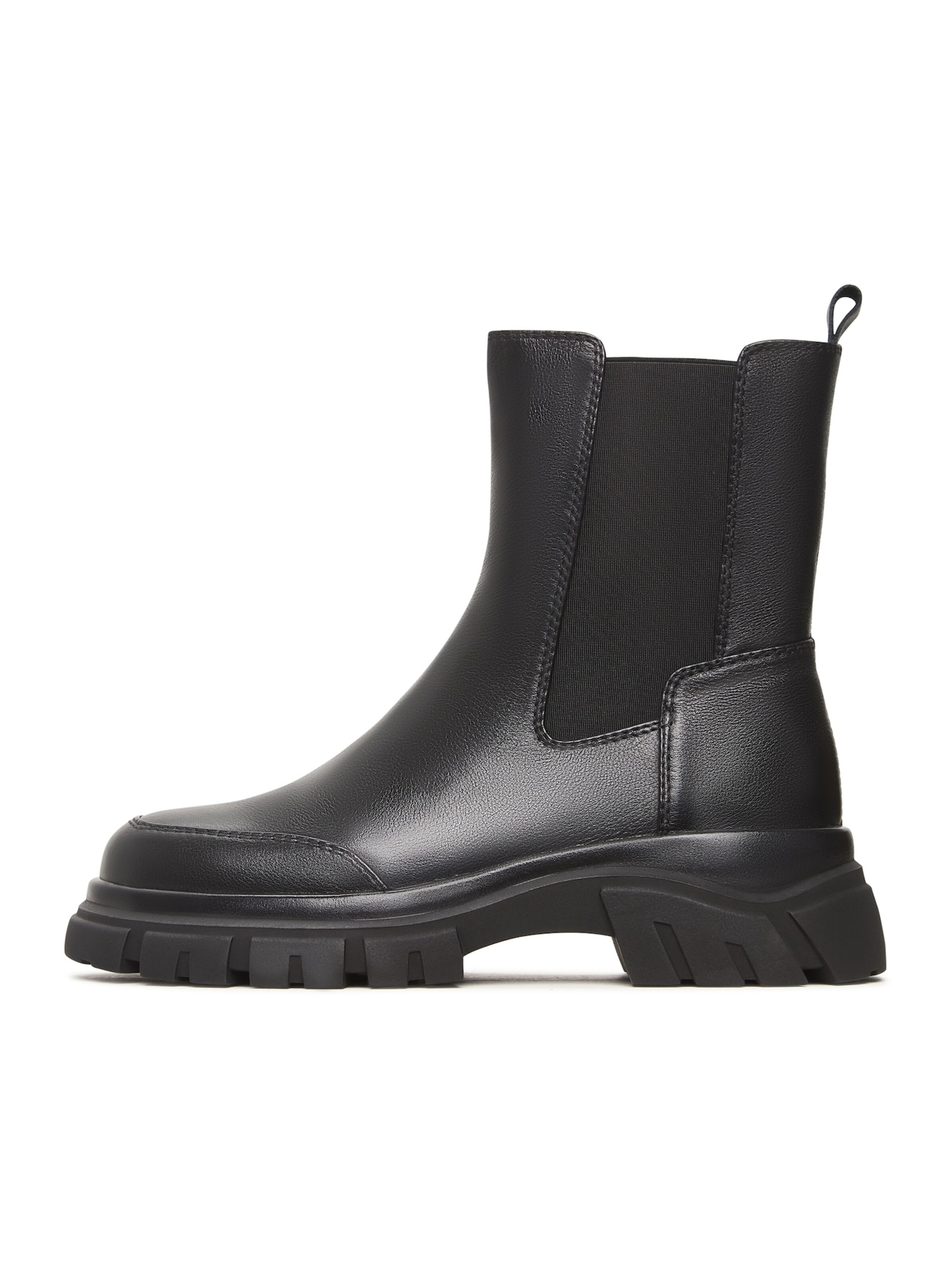 CESARE GASPARI Chelsea boots in Zwart: voorkant