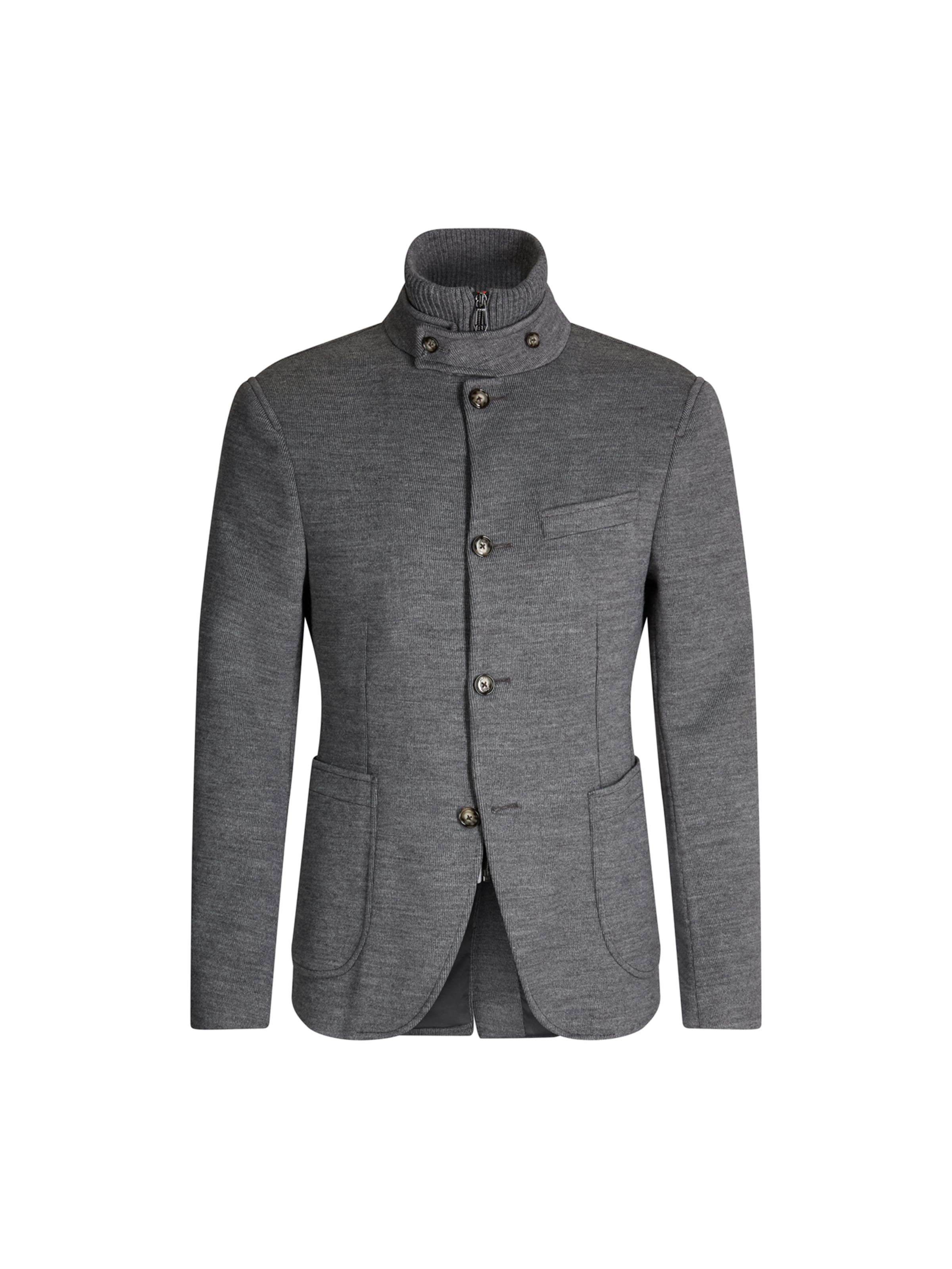 JOOP! Slim fit Colbert 'Hectar' in Grijs: voorkant