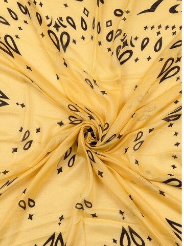 SILK & CASHMERE Scarf in Yellow