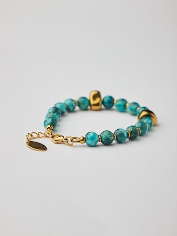 Braccialetto 'Howlite' di THE GEM STORIES JEWELRY in blu