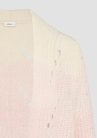 s.Oliver BLACK LABEL Gebreid vest in Roze