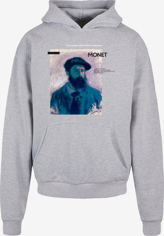 Merchcode Sweatshirt 'Apoh - Monet Nature' in Grey: front