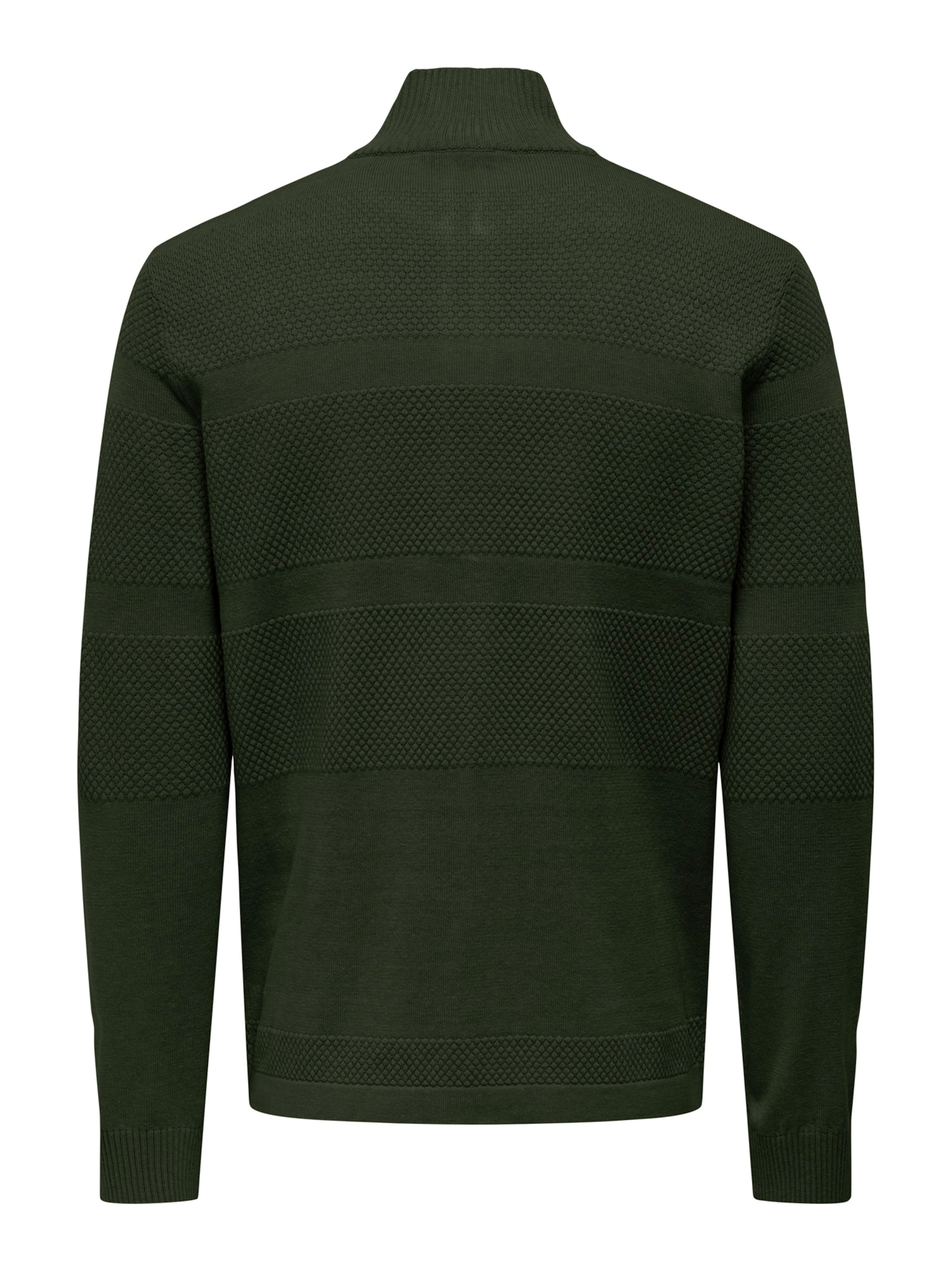 Only & Sons Strickjacke 'ONSMalik' in Grün