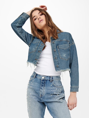 Veste mi-saison 'Doutzen' ONLY en bleu