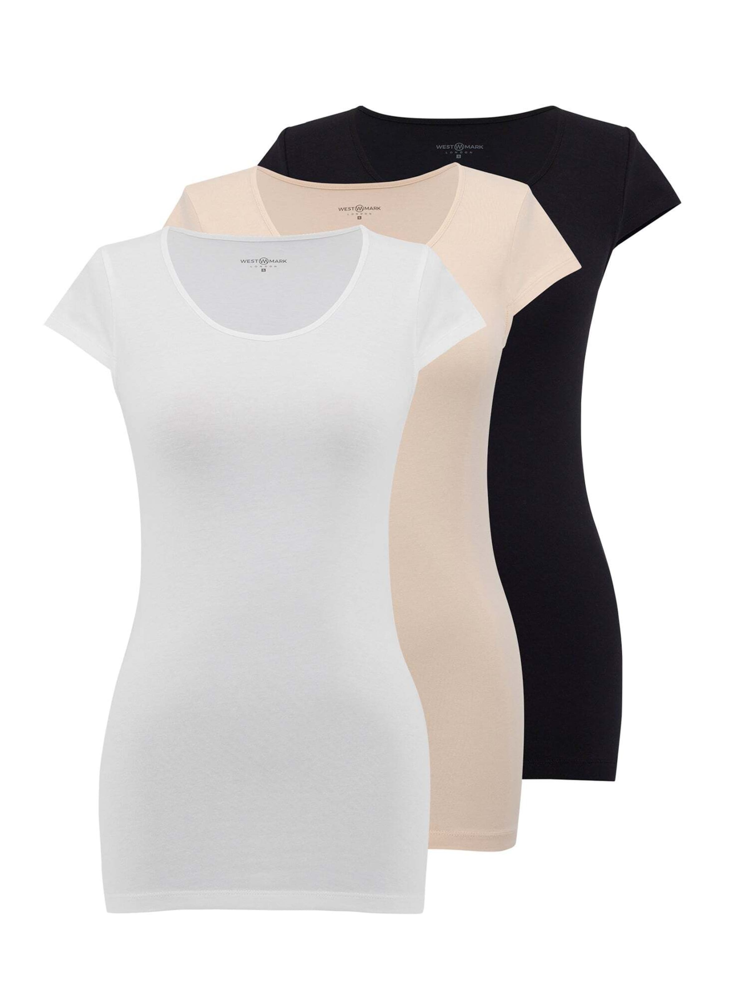 Maglietta intima ' OLIVIA ' di WESTMARK LONDON in beige: frontale