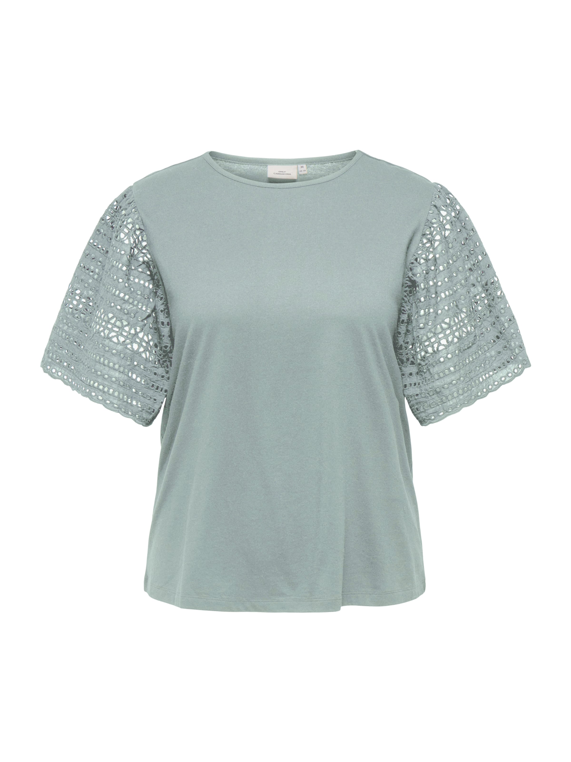 ONLY Carmakoma Särk 'CARHappy', värv roheline: eest vaates