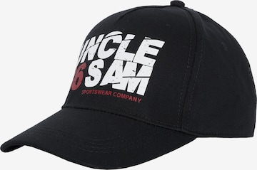 UNCLE SAM Cap in Black: front
