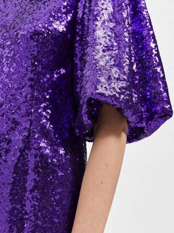 SELECTED FEMME Cocktail Dress 'Sola' in Purple