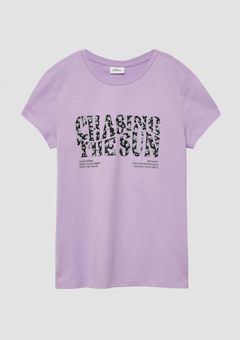 T-Shirt s.Oliver en violet