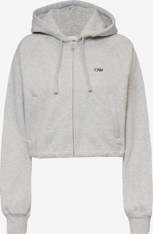 ICANIWILL Sweatjacke 'Everyday' in Grau: Vorderseite