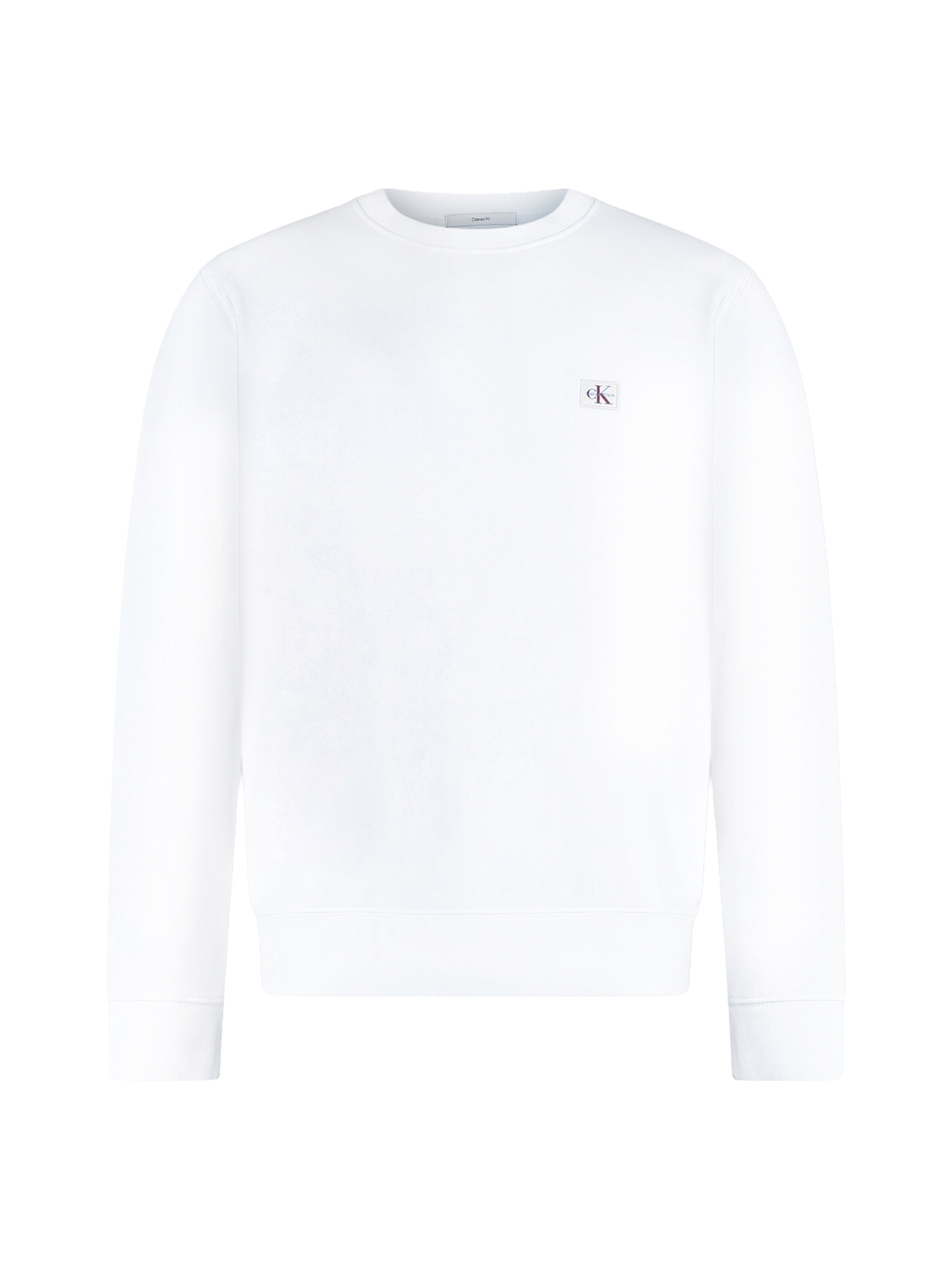 Calvin Klein Jeans Sweatshirt in Weiß: Vorderseite