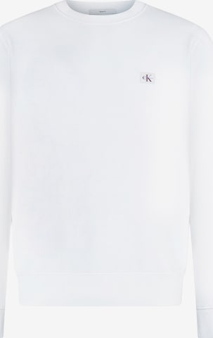 Calvin Klein Jeans Sweatshirt in Weiß: Vorderseite