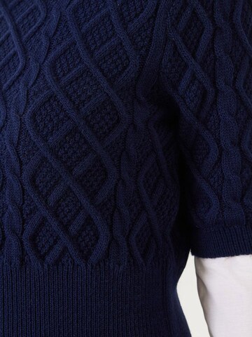 Bianco Lucci Sweater 'Pullover' in Blue
